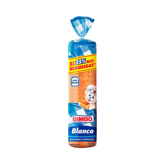 Pan de Molde BIMBO Blanco Bolsa XL 770g