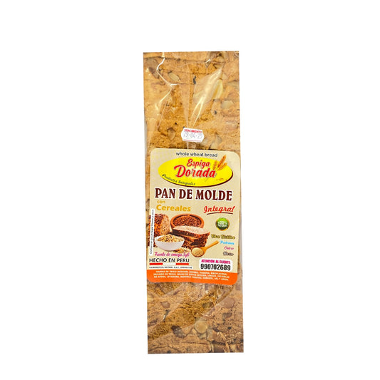Pan de Molde Integral – Castaña con Stevia