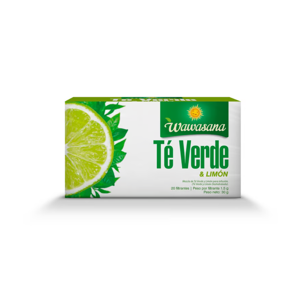 WAWASANA Té Verde Frutado de Limón