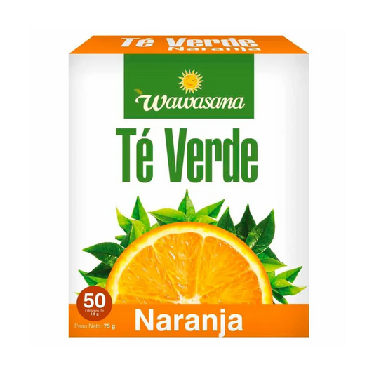 Té WAWASANA Verde Frutado de Naranja