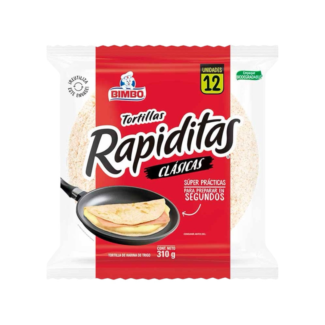 Tortillas BIMBO Clásicas Bolsa 12un