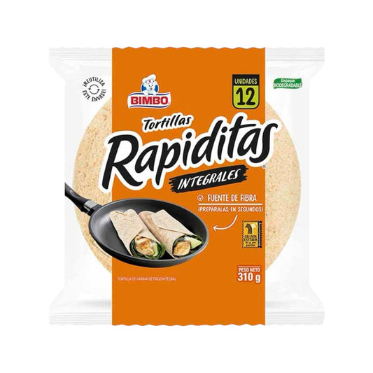 Tortillas BIMBO Integrales Bolsa 12und