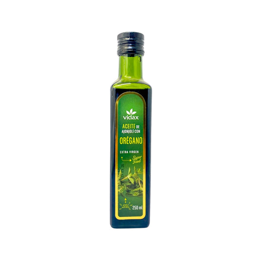 Aceite de Ajonjolí con Orégano 250 ML – Extra Virgen
