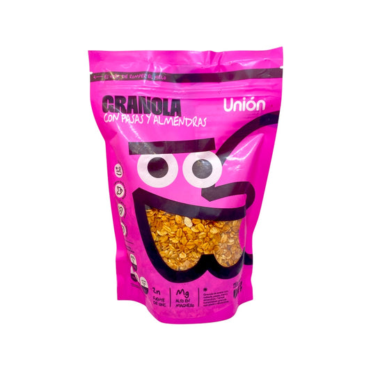 Cereal UNIÓN Granola Pasas y Almendras Doypack