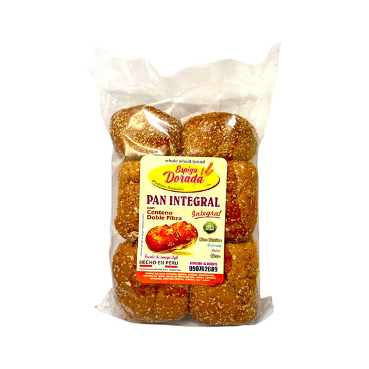 Pan Integral con Centeno Doble Fibra con Stevia – 10 und