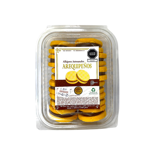 Alfajores Artesanales Arequipeños – Maizena – 10 und