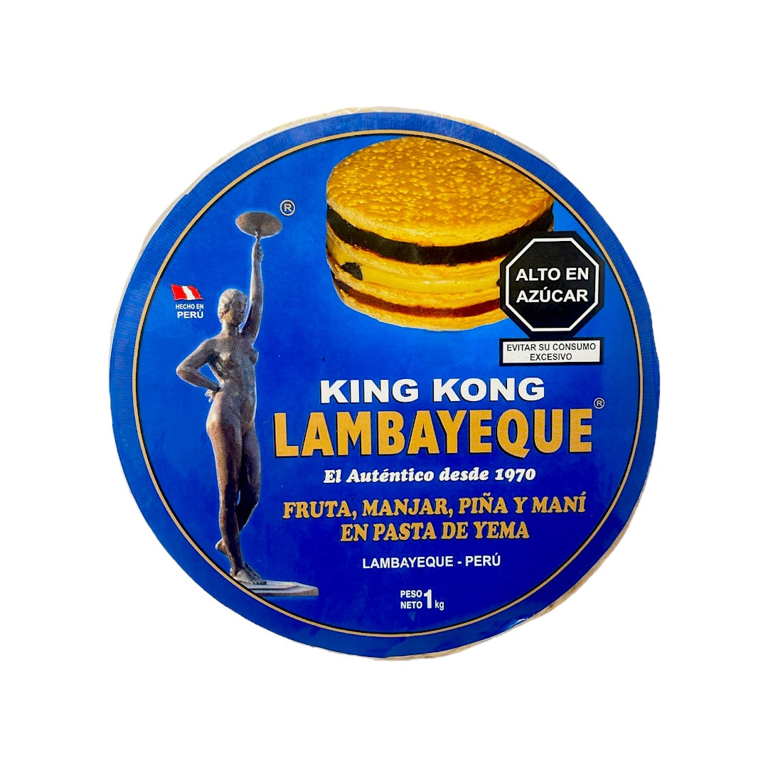 King Kong Lambayeque – Piña , Membrillo y Manjar – Galleta Crocante – 1KL