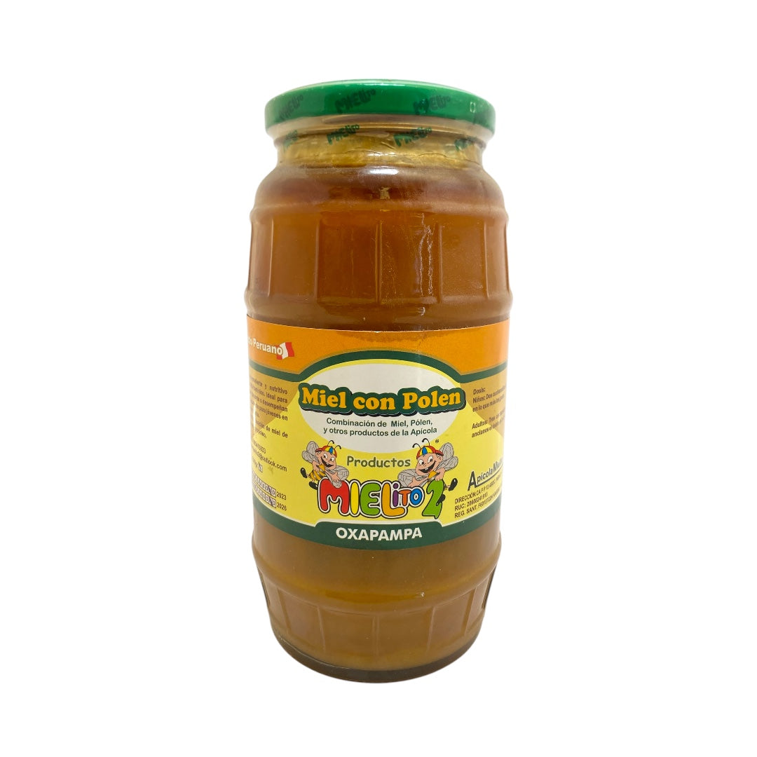 Miel con Polen de Oxapampa– (Agregado Jalea Real y Propóleo)