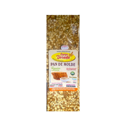 Pan de Molde Integral – Hojuelas de Avena