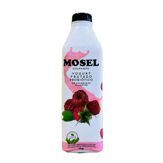 Yogurt Probiótico Frambuesa Silvestre con Stevia - MOSEL