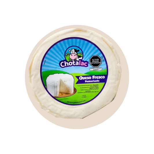 Chotalac Queso Fresco- Pasterizado sin Sal – Molde