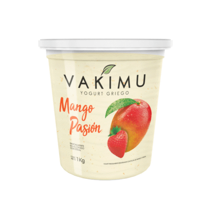 Yogurt Griego Mango Pasión - Stevia - VAKIMU - 1KL