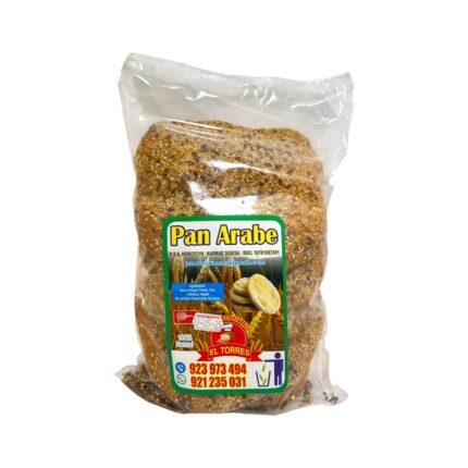 Pan Árabe Integral - con Stevia - 6 und
